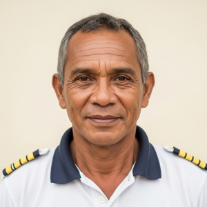 Reza Renner, Senior Phinisi Captain & Liveaboard Master